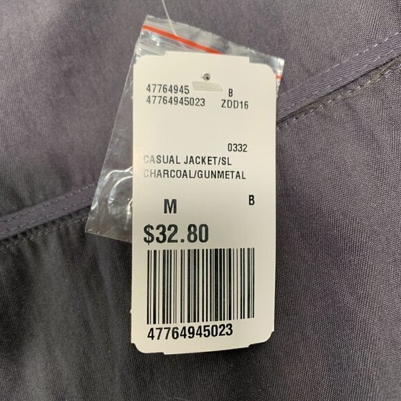 Forever 21 Sleeveless Embellished Jacket - Charcoal/Gunmetal, Size Medium NWT - Picture 6 of 11